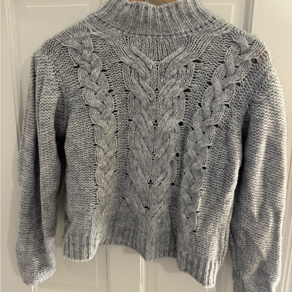 American Eagle Grey Turtle Neck Sweater
